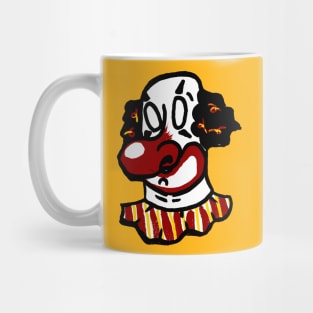 Bald Stripey Clown Mug